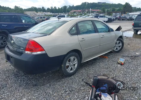 2012 Chevrolet Impala Ls из США, поврежденный, VIN 2G1WA5E3XC1307782